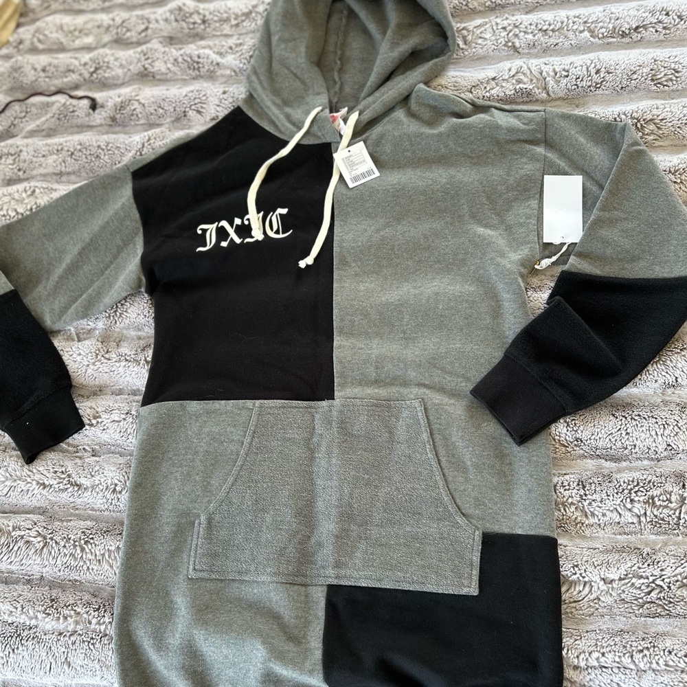 Juicy Couture for Urban Outfitters Extra Long Length Gray Hoodie